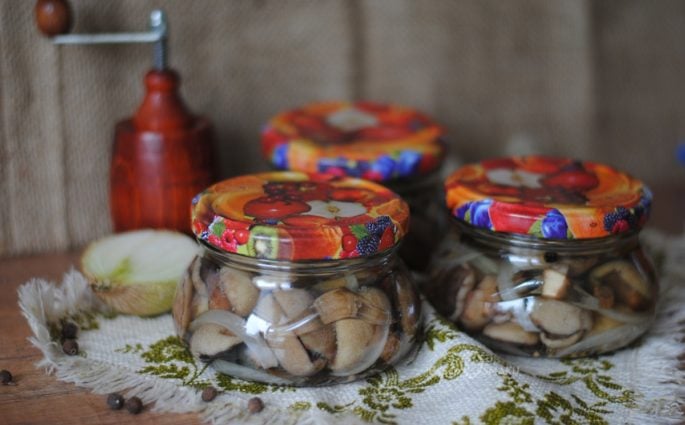 maślaki marynowane w zalewie octowej