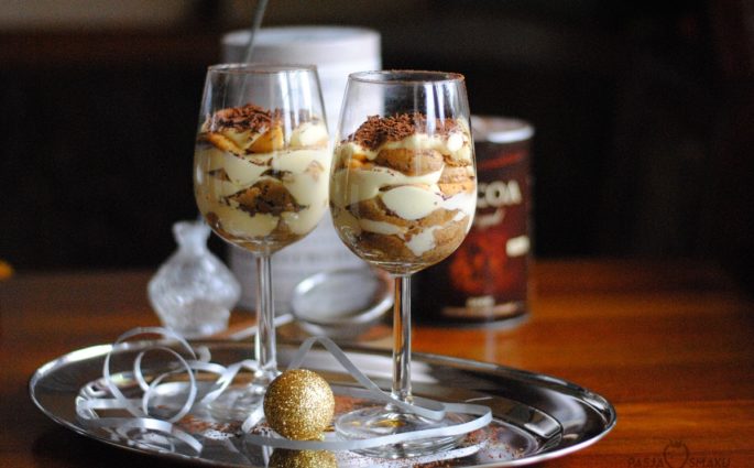Tiramisu w kieliszkach