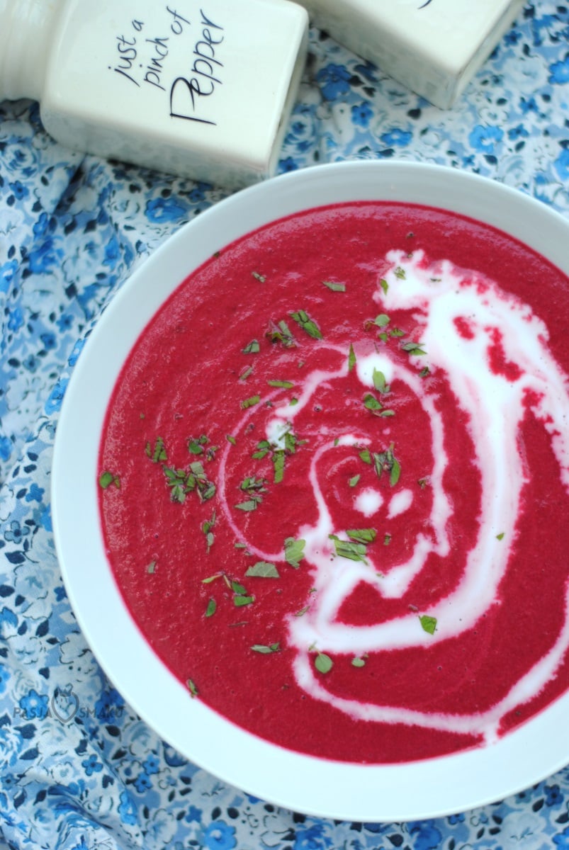 Krem z buraka z mleczkiem kokosowym