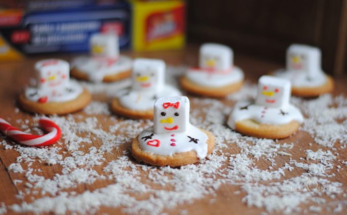 Ciasteczka bałwanki