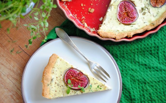 Tarta z figami i kozim serem