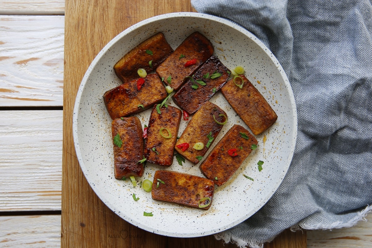 Smażone tofu po azjatycku