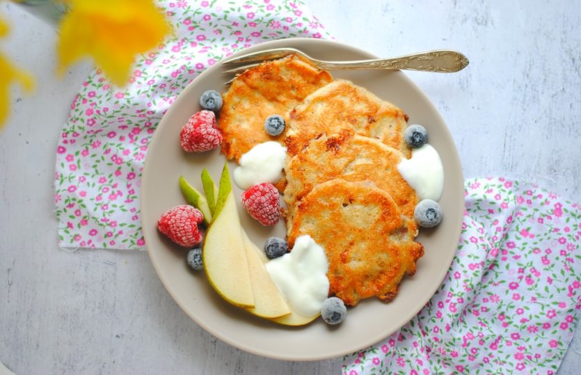 Placuszki z serka wiejskiego